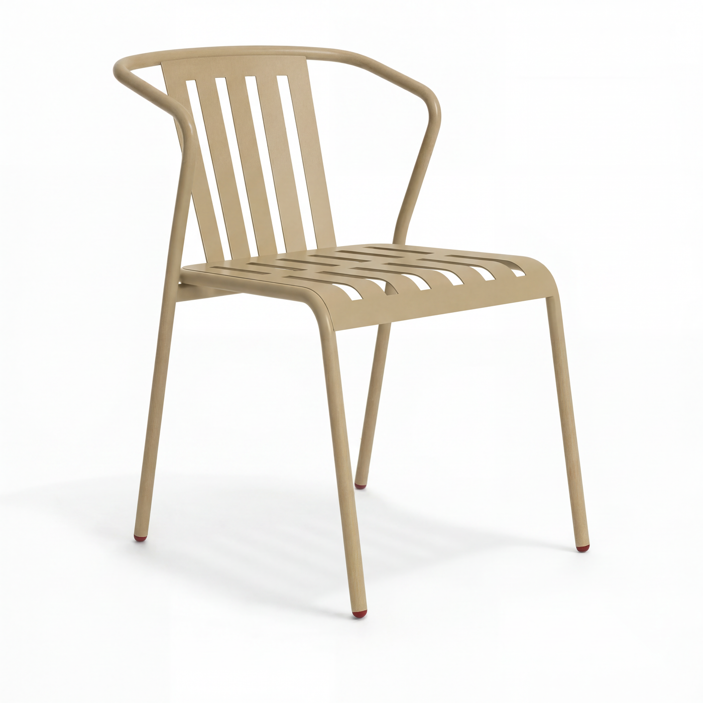 ALTO PARI Premium All-Weather Outdoor Stacking Dining chair (Set of 2) (Ivory)