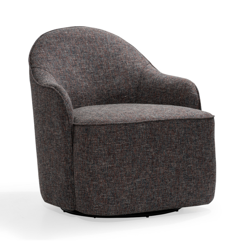 AFFIL Swivel Accent Chair Cozy Transitional Style with Performance Upholstery and 360° Swivel Base main image