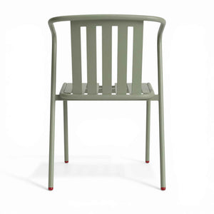 ALTO PARI Premium All-Weather Outdoor Stacking Dining chair (Set of 2) (Pale Green)