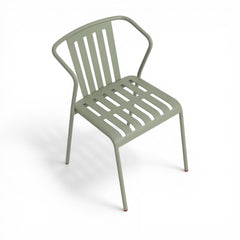 ALTO PARI Premium All-Weather Outdoor Stacking Dining chair (Set of 2) (Pale Green)