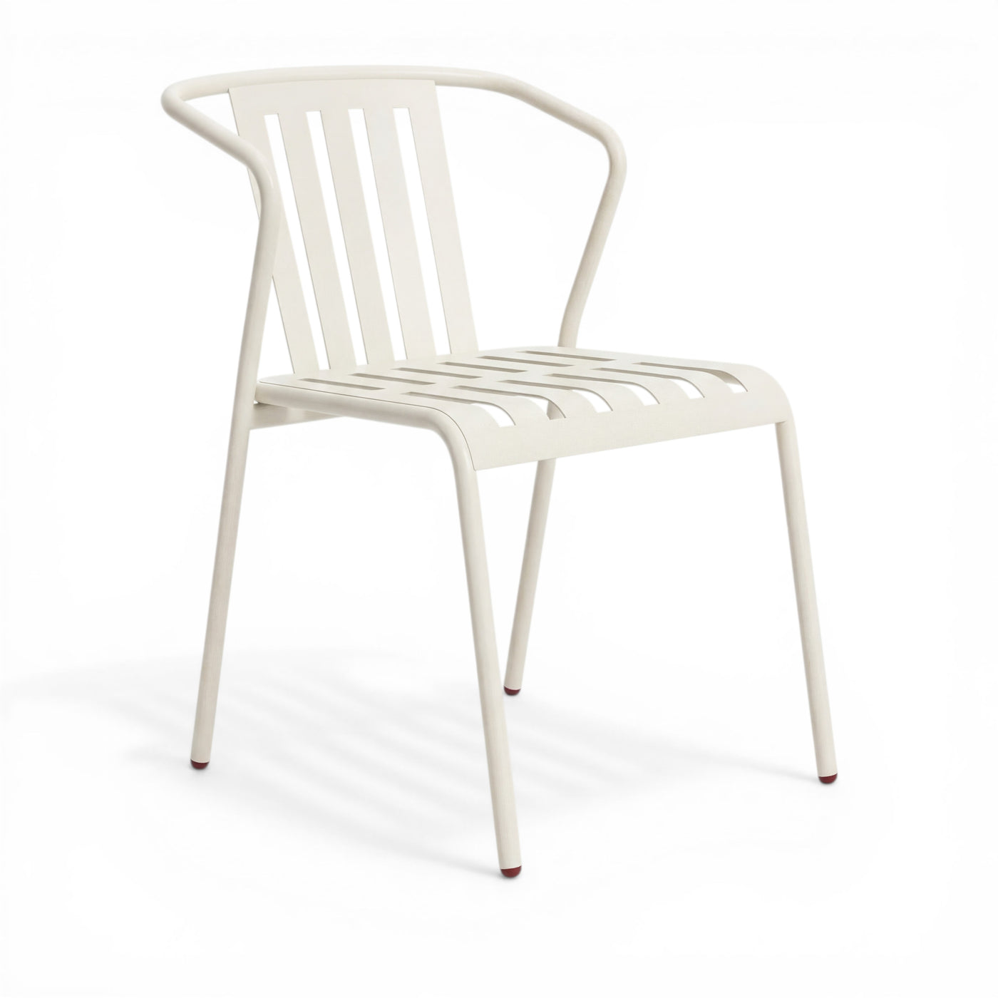 ALTO PARI Premium All-Weather Outdoor Stacking Dining chair (Set of 2) (Traffic White)