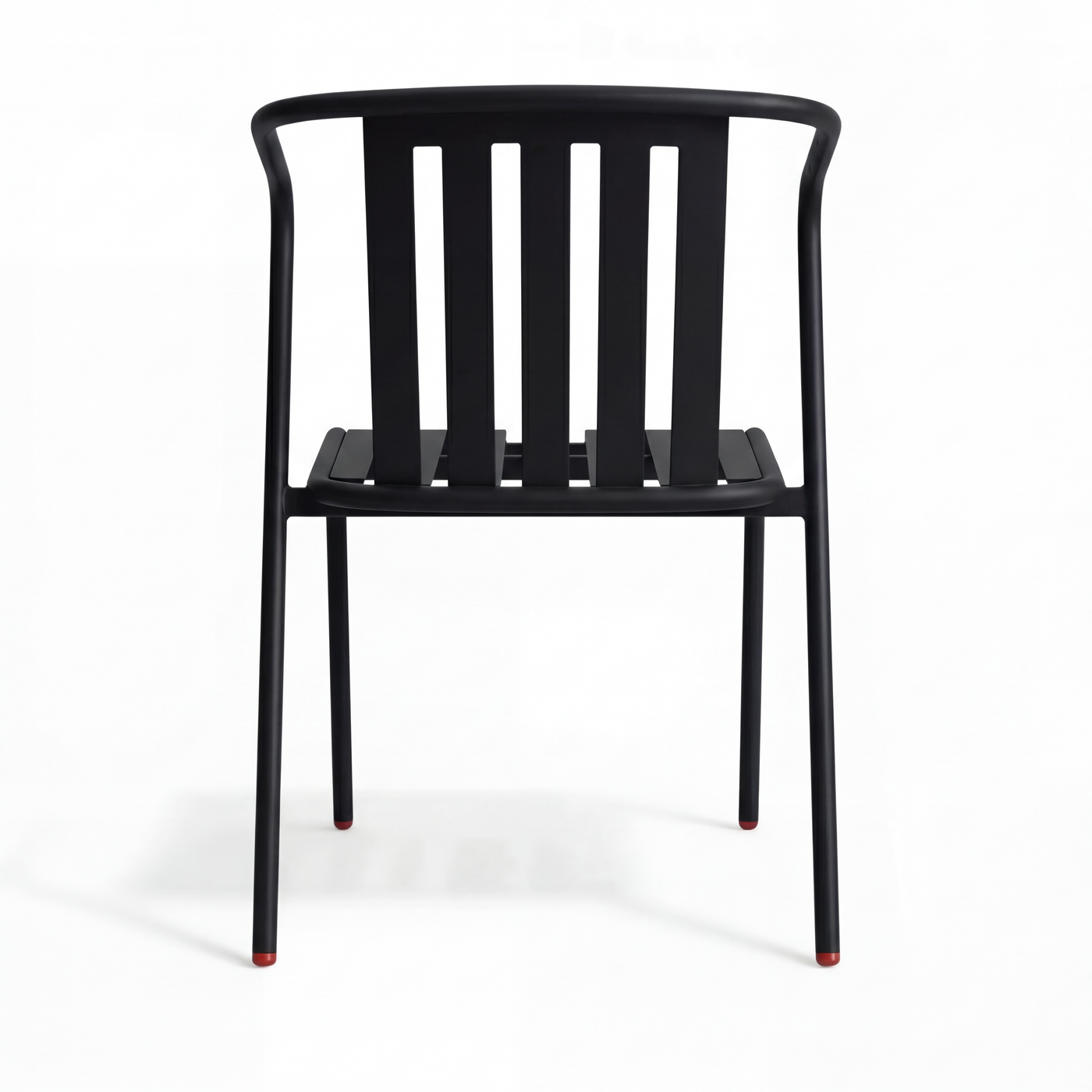 ALTO PARI Premium All-Weather Outdoor Stacking Dining chair (Set of 2) (Jet Black)