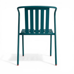 ALTO PARI Premium All-Weather Outdoor Stacking Dining chair (Set of 2) (Ocean Blue)