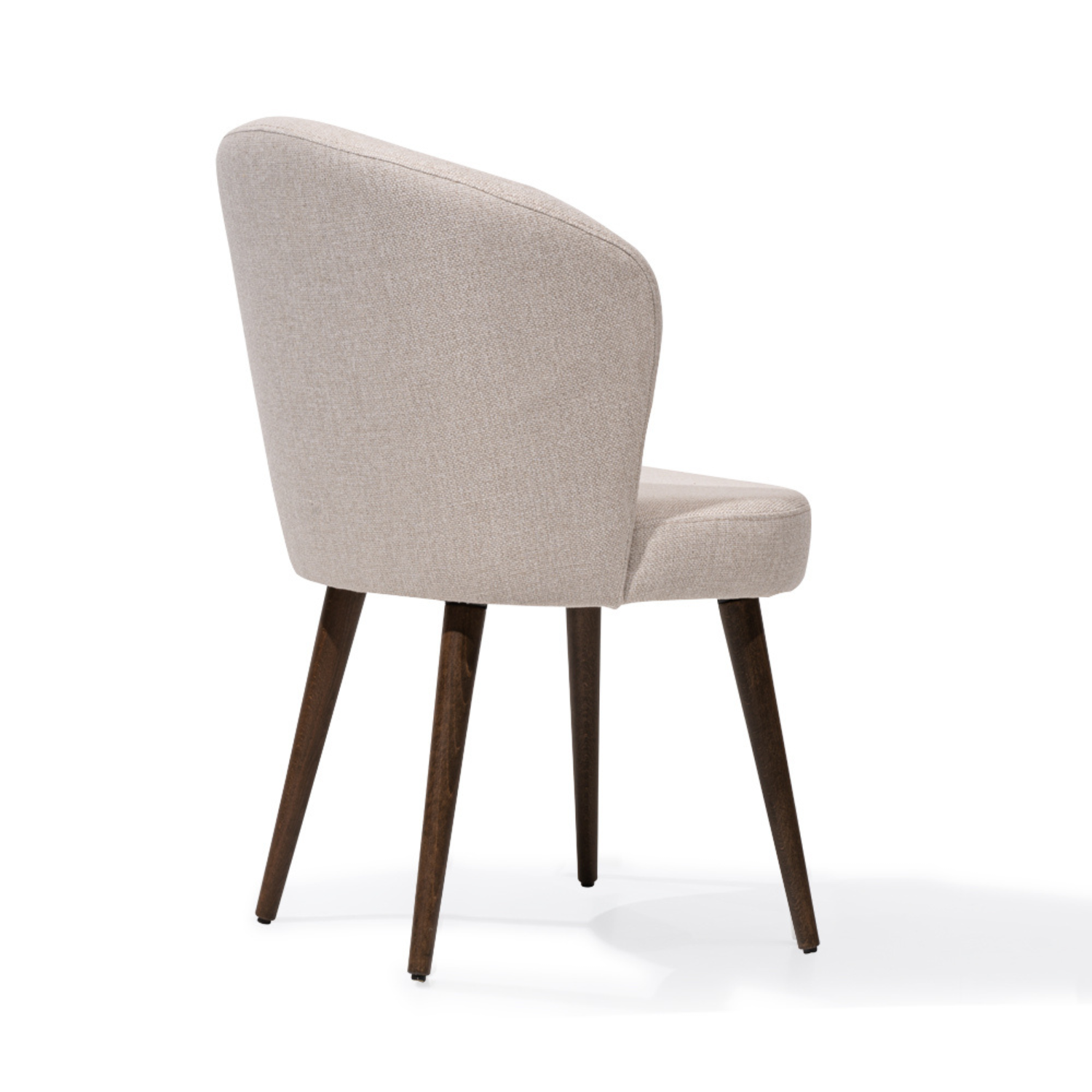 LYDIA Dining Chair (Set of 2) Modern Upholstered Barrel Back Chair with Performance Fabric