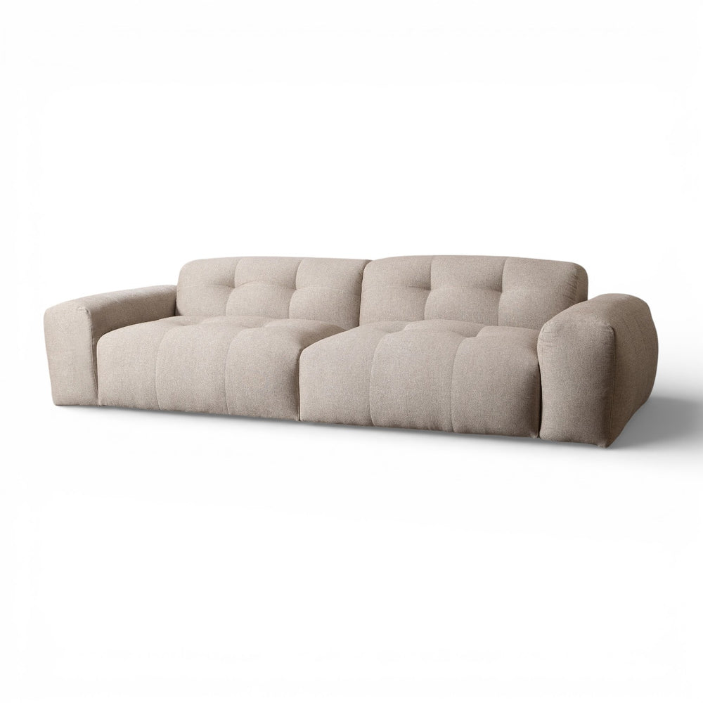 MARLOW Modern Cotton & Linen Sofa with Plush Down Cushions main image
