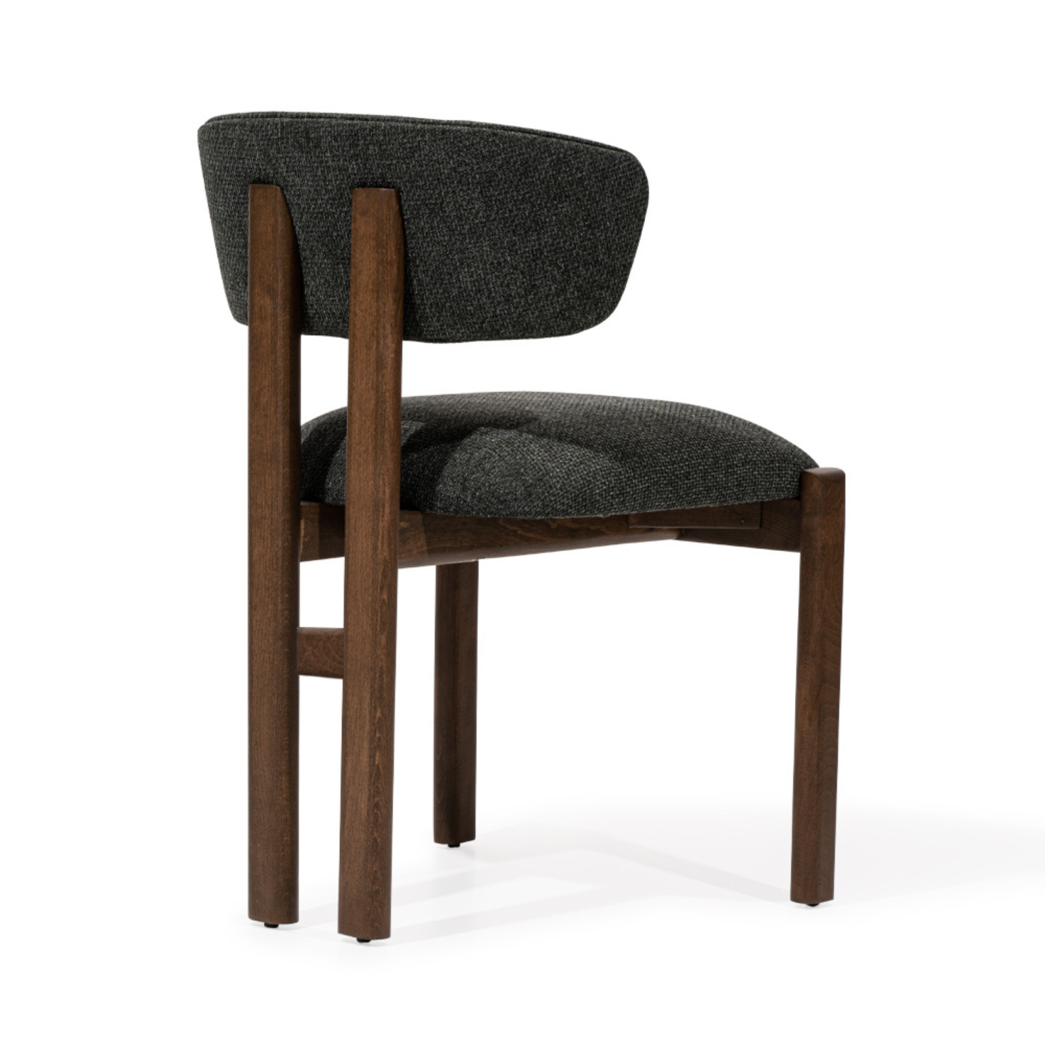 SEGURA Dining Chair (Set of 2) Modern Armless Upholstered Chair with Solid Wood Frame