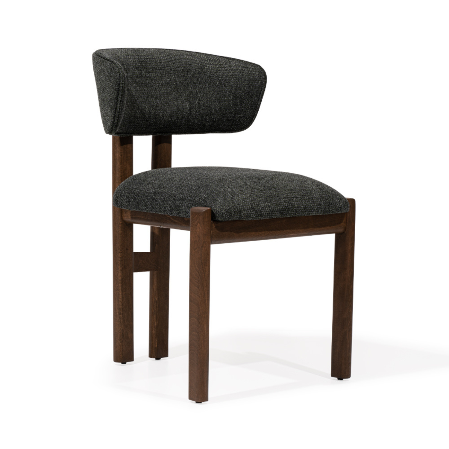 SEGURA Dining Chair (Set of 2) Modern Armless Upholstered Chair with Solid Wood Frame