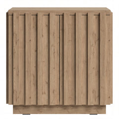 PIETRA Modern Wood Slatted Sideboard Cabinet – Contemporary Storage Console for Living Room & Dining Room