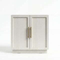 BIANCO Modern Wood Storage Cabinet with Panel Doors – Contemporary Sideboard for Living Room & Dining Room