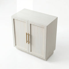 BIANCO Modern Wood Storage Cabinet with Panel Doors – Contemporary Sideboard for Living Room & Dining Room