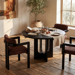 BODEN Modern Round Dining Table – Contemporary Wood Pedestal Dining Table for Dining Room & Kitchen (Copy)